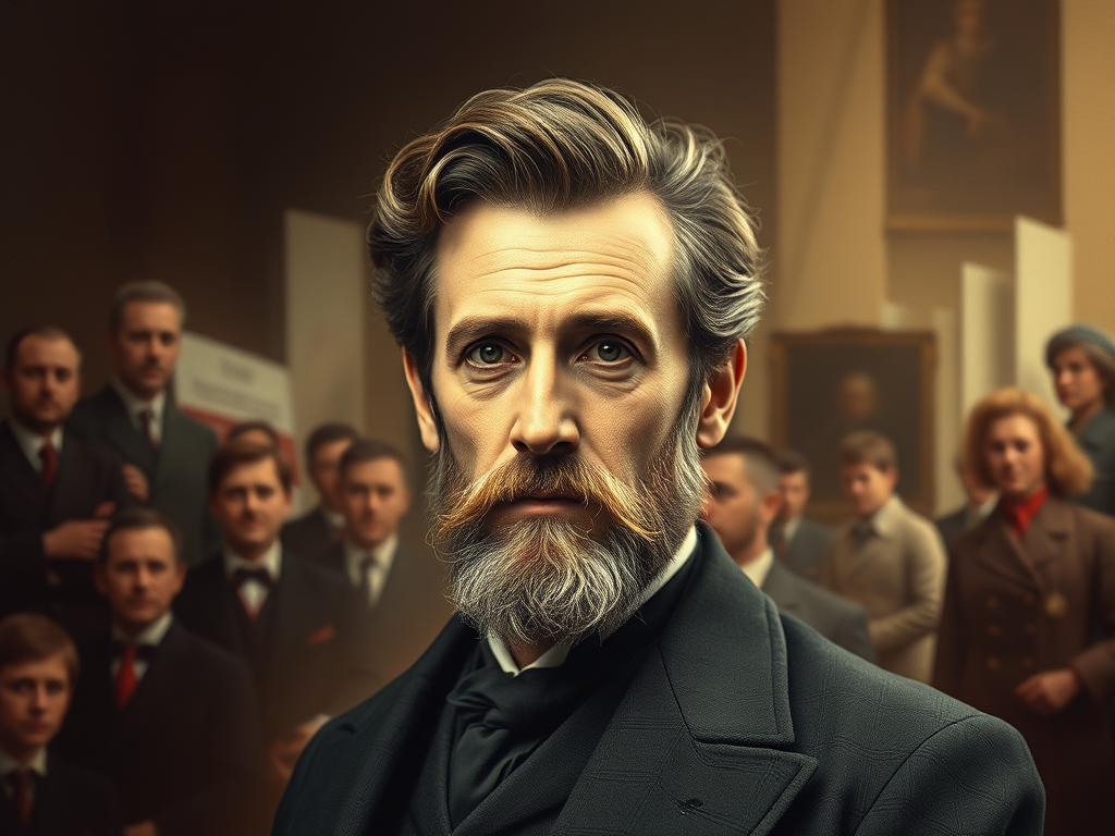 Retrato Gustave Le Bon